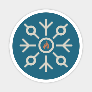 D&R Frostbourne: Frostbourne Banner Sigil Magnet